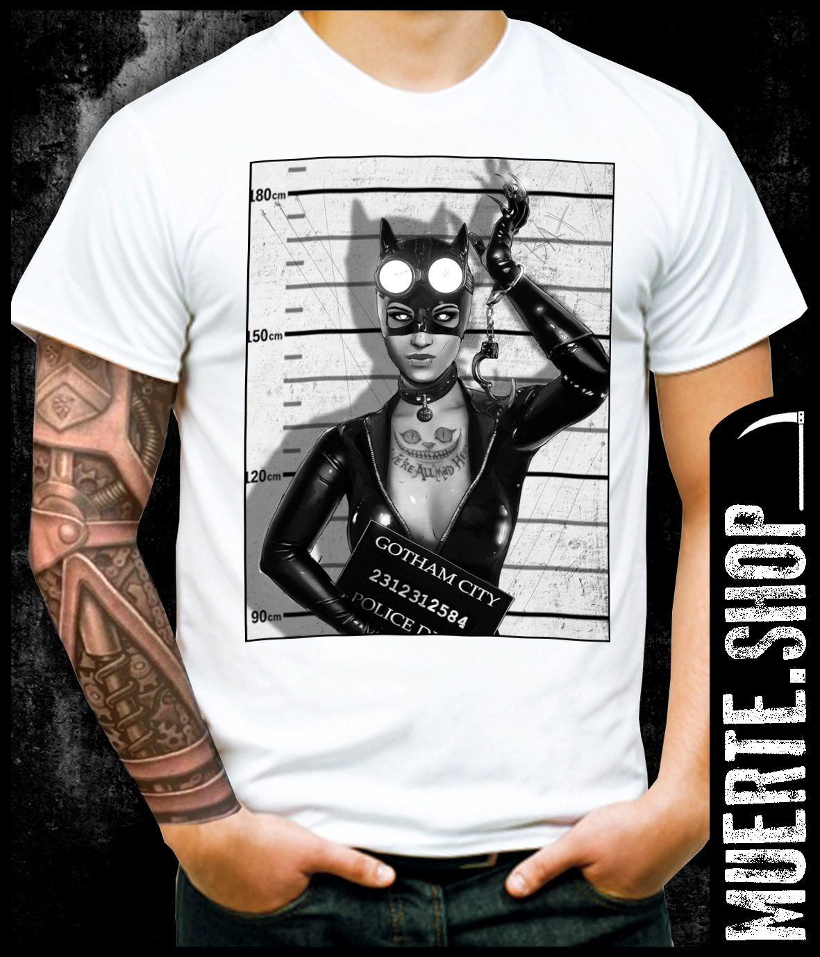 Тениска CATWOMAN MUGSHOT Тениска CATWOMAN MUGSHOT